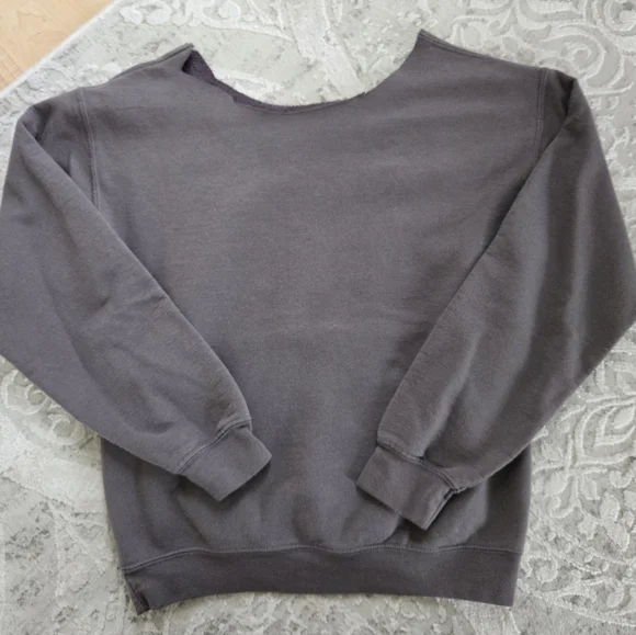 Gray Buffalo Bills Mafia Table Breaking Sweatshirt - Picture 7 of 7